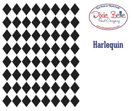 Harlequin Mylar Stencil